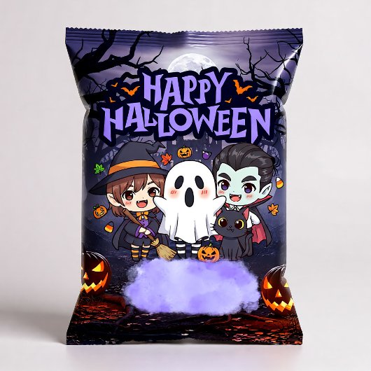 Bloc-note Pochettes de sacs de chips Halloween Faveurs de fê
