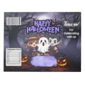 Bloc-note Pochettes de sacs de chips Halloween Faveurs de fê (Devant)