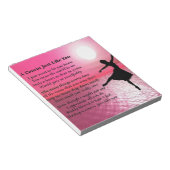 Bloc-note Poème Cousin - Ballerina (Incliné)