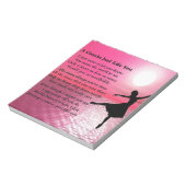 Bloc-note Poème Cousin - Ballerina (Tourné)