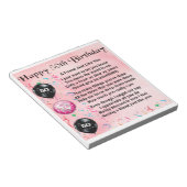 Bloc-note Poème d'ami - 50e anniversaire (Incliné)