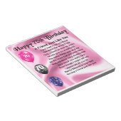 Bloc-note Poème d'ami - 70e anniversaire (Incliné)