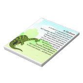 Bloc-note Poème de Godson - conception de dinosaures (Tourné)