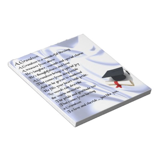 Bloc-note Poème de Grand-fils (Incliné)