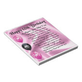 Bloc-note Poème de maman - 60e anniversaire (Incliné)