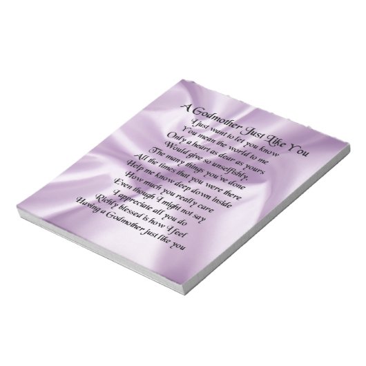 Bloc-note Poème Lilac Godmère (Tourné)