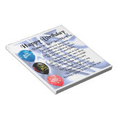 Bloc-note Poème Père en Droit - Joyeux anniversaire (Incliné)