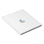 Bloc-note Point, Sherpa Blue, Design de sable doré (Incliné)