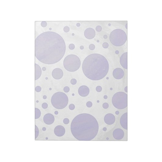 Bloc-note Pointe Polka Smear Blueberry (Tourné)
