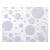 Bloc-note Pointe Polka Smear Blueberry (Devant)