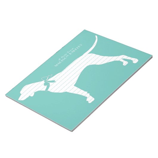 Bloc-note Pointer Chien Chien Chiot Anglais Setter (Incliné)