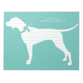 Bloc-note Pointer Chien Chien Chiot Anglais Setter (Devant)