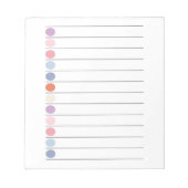 Bloc-note Points Colorés Fun & Stationery Vibrant (Devant)