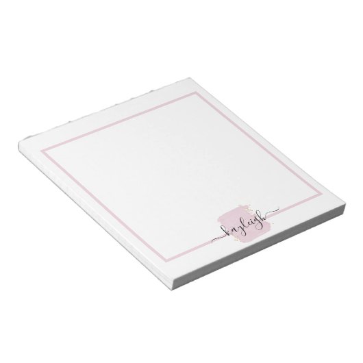 Bloc-note Points Or Broussailleux Brush Stroke (Incliné)