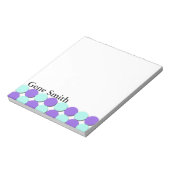 Bloc-note Pois Aqua & Blue (Tourné)