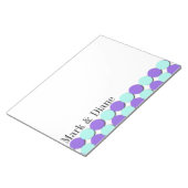 Bloc-note Pois Aqua & Blue (Incliné)