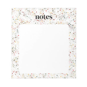 Bloc-note Pois colorés et dynamiques