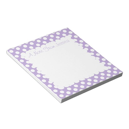 Bloc-note Pois Lavender Dotty (Incliné)