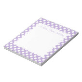 Bloc-note Pois Lavender Dotty (Tourné)
