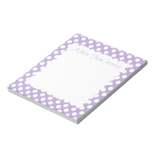 Bloc-note Pois Lavender Dotty (Tourné)