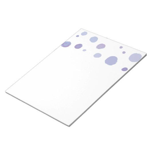 Bloc-note pois peint à la main (Incliné)