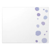 Bloc-note pois peint à la main (Devant)