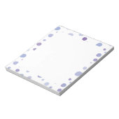 Bloc-note pois peints à la main (Tourné)