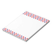 Bloc-note Pois pourpres et rouges (Tourné)