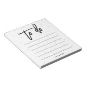 Bloc-note Pois roses et typographie à faire (Incliné)