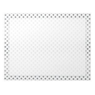 Bloc-note Pois Silver Gradient par Shirley Taylor