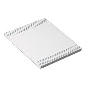 Bloc-note Pois Silver Gradient par Shirley Taylor (Incliné)
