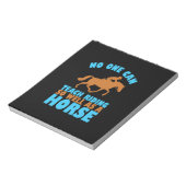 Bloc-note Poison d'Equestrian | No One Can Teach Riding (Tourné)
