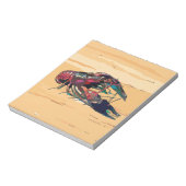 Bloc-note Poisson à la coque en bois (Tourné)