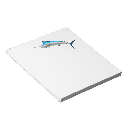 Bloc-note Poisson Blue Marlin (Incliné)