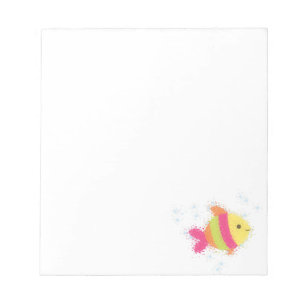 Bloc-note Poisson Carton mignon personnalisé