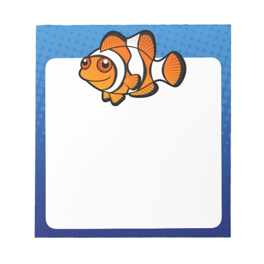 Bloc-note Poisson clown (Devant)