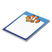 Bloc-note Poisson-clown de dessin animé (Tourné)
