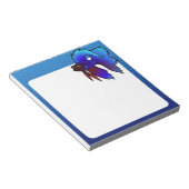 Bloc-note Poisson combattant de dessin animé / Poisson comba (Incliné)
