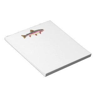 Bloc-note Poisson de truite arc-en-ciel