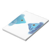 Bloc-note poissons bleus (Tourné)