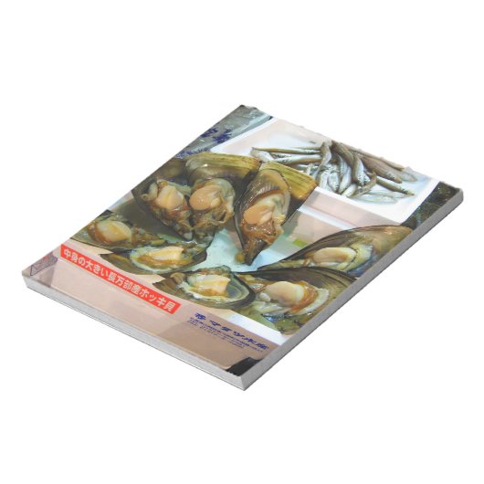 Bloc-note Poissons de moules géantes Tsukiji, Tokyo, Japon (Tourné)