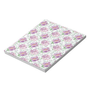 Bloc-note poitrine pourpre aquarelle