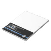 Bloc-note Police Officer Department Law Enforcement Logo (Tourné)