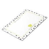 Bloc-note Polka Dot Neon Enseignant (Incliné)