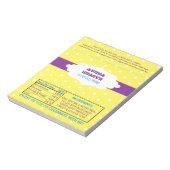 Bloc-note Polka Dot Pâques Treat Favoriser les enveloppeurs  (Tourné)