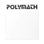 Bloc-note Polymaths (Devant)