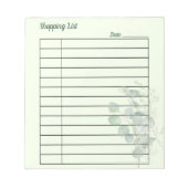 Bloc-note Polyvalent sur mesure Eucalyptus Botanique (Devant)