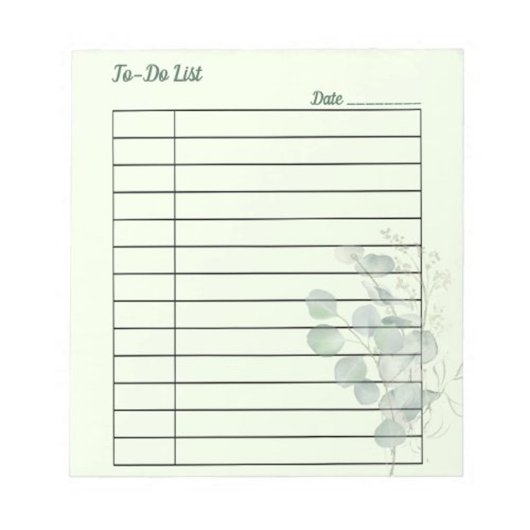 Bloc-note Polyvalent sur mesure Eucalyptus Botanique