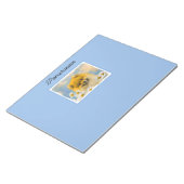 Bloc-note Poméranien dans Daisies Peinture - Art Chien origi (Incliné)