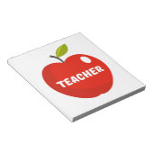 Bloc-note Pomme des enseignants (Incliné)